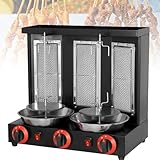 Elektrische Döner-Kebab-Maschine, vertikaler Grill-Drehspieß für die gewerbliche Küche zu Hause – Temperaturverstellbare Brenner 50–350 °C