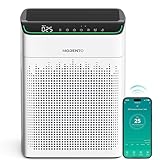 MORENTO Luftreiniger Allergiker für Wohnung Raucherzimmer mit Wi-Fi und APP, CADR 340m³/h für 158,Luftqualitäts-Feedback und Auto-Modus,HEPA Luftfilter gegen Staub Pollen Tierhaare,23dB,MR5866