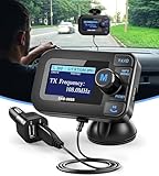 DeeprBlu DAB Adapter für Autoradio, 2.3' DAB Plus Radio Auto FM Transmitter DAB+ Digitales Radio Adapter mit Bluetooth Freisprechanruf,Autoradio Bluetooth DAB+Aux Out+USB KFZ Ladegerät+TF Musikplayer
