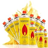 TruWare Just Camp Gaskartuschen 227g Typ MSF-1A – Universal Ventilkartusche mit Bajonettverschluss für Campingkocher, Gaskocher & Outdoor-Heizgeräte (12 Kartuschen)