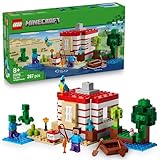 LEGO Minecraft Das TNT-Dschungelhaus - Gamer Spielzeug für Kinder - Interaktives Spielset mit Boot, Steve-, Creeper- und Zombie Minifiguren - Gaming Geschenk für Mädchen & Jungen ab 8 Jahren - 21275