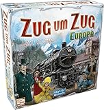 Asmodee, Zug um Zug – Europa, Days of Wonder, Grundspiel, Familienspiel, Brettspiel, 2-5 Spieler, ab 8+ Jahren, 30-60 Minuten, Deutsch