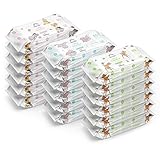 Amazon-Marke: Mama Bear Disney Ultra sanfte Feuchttücher Baby, Unparfümiert, 1080 Stück (18 packungen mit 60)