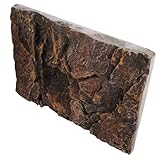 GALPADA Aquarium Rückwand Dekorative Terrarium Hintergrundplatte PU Steinoptik Realistische Struktur Für Reptilien Schildkröten Terrarien Fischtanks Zubehör