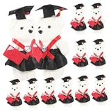 Generisch 12St Abschluss Dr. Bär Pinguin Plüsch ausgestopfter Hase aus Plüsch Kleiderpuppe Kuscheltier Aufbewahrung Abschlussgeschenke für sie Abschluss Bär Blumenbär Polyester