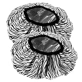 Cabilock 2 Stück Wiederverwendbare Haaröl Haarkappen aus Aluminiumfolie Doppellagige Wasserdichte Haarpflegekappen mit Selbstwärmender Funktion für Langes Dickes Haar Geeignet für