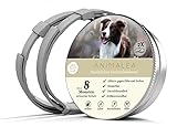 Animalea® Zeckenhalsband für Hunde (2 Stück) 100% natürliche Inhaltsstoffe & ohne Chemie - bis zu 16 Monate wirksamer Schutz gegen Zecken Flöhe Mücken Läuse Ungeziefer