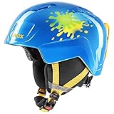 uvex heyya - leichter Skihelm für Kinder - individuelle Größenanpassung - optimierte Belüftung - blue splash - 51-55 cm