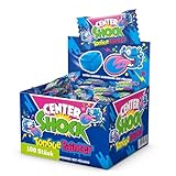 Center Shock Zungenmaler Pillow, Box mit 100 Kaugummis, Extra saurer mit Füllung, geeignet für Geburtstag, Pinata, Candy-Bar & Weihnachten, 400g