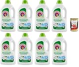 Chanteclair Lavatrice Weißer Moschus Detersivo Liquido - Flüssigwaschmittel für die Waschmaschine - Waschmittel Formel mit Entfetter 28 Wäschen 8x 1260ml + Italian Gourmet polpa 400g