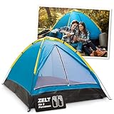 STREND PRO Campingzelt 2 Personen 175x130x100 cm – Wurfzelt, Kuppelzelt Wasserdicht, Camping Zelt Leicht für Festival, Garten, Outdoor