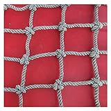 RSFUUIE Kletternetz Kinder Outdoor Schaukel Kletterwand Strickleiter Robusten Schaukelnetz für Garten(10mm,1X10m/3.3X32.81ft)