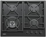 Kernau KGH 6434 T CI B Step Flame, Gasherd, Black