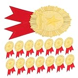 BESTonZON 1 Satz Zubehör für Zertifikatsaufkleber Zertifikat Sticker Auszeichnung Aufkleber Frontscheibenwerkzeuge Buchstabenaufkleber Aufkleber mit Diplom-Exzellenzsiegel Abschlussaufkleber