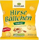 Alnatura Bio Hirsebällchen Erdnuss, 75g
