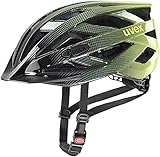 uvex i-vo - Leichter Allround-Helm für Damen und Herren - individuelle Größenanpassung - erweiterbar mit LED-Licht - Rhino - neon Yellow - 56-60 cm