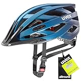 uvex i-vo cc - Leichter Allround-Helm für Damen und Herren - individuelle Größenanpassung - erweiterbar mit LED-Licht - deep Space matt - 56-60 cm