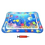Cat Water Bed - Cat Water Play Mat | 66 x 47 cm aufblasbares Wasserpad für Katzen | interaktives wasserdichtes Kühlkissen, rutschfestes Kratzspielzeug für Schnuller