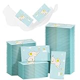 Erfrischungstücher, 50 Stück Feuchte Waschlappen Einzeln Verpackt, Feuchttücher Einzeln Verpackt, Feuchtes Toilettenpapier,Hygienische Reinigungstücher, Vitamin E, Aloe Vera-Extrakt, Empfindliche Haut