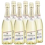 Söhnlein Brillant Alkoholfrei (6x0,75 l) – Prickelnder Genuss ohne Alkohol – Alkoholfreier Sekt mit elegantem Geschmack, passend für besondere Anlässe