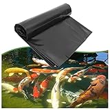 HDPE Staubschutzplane 2x4m 3x5m 4x4m 5x6m 6x8m 7x8m 8x10m 10x12m Poolfolie Wasserdicht Baumembran Flexible Teichfolie Fischteichfolie für Garten