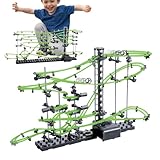 Achterbahn für Kinder, Kugelbahn-Set, Labyrinth-Set, Labyrinth-Bausatz für Kinder, Jugendliche, Enthusiasten, Familie, Freunde, Geschenk, Weihnachten, Geburtstag