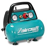 Aircraft Kompressor AIRBOY 186 OF E (handlicher Universalkompressor, 6L Tank, Ansaugleistung ca.: 180 l/min, 1,1 kW, 230 V) 2001230