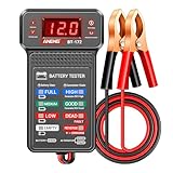 ANENG Autobatterietester,12V Digitaler Autobatterietester,Lichtmaschinen-Ladeanalysator,Voltmeter Mit LCD-Display Und LED-Anzeige,Spannungsanzeige für Autos,LKWs,Motorräder,Elektrowerkzeuge