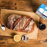 100 Stück vorgeschnittenes Pergamentpapier, ungebleichtes Backpapier, antihaftbeschichtet, fettdicht, wasserdicht, für Brot, Gebäck, Kekse, Backofen, 428F