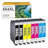 Glliter 604XL Patronen für Epson 604 XL für Epson XP 3200 Druckerpatronen Kompatibel mit Epson XP 4200 XP-3205 XP-3200 XP-2205 XP-4205 für Epson Workforce WF-2930 WF-2935 WF-2910 (‎‎‎‎‎‎‎8er-Pack)