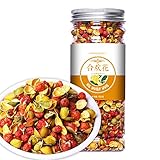 original loser Kräutertee – Original duftende aus China – Duftender Tee mit Rose Trockenfrüchten alte Formel ohne Zusatzstoffe mit intensivem Geschmack (Albizia Julibrissin 100g)