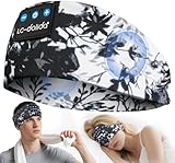 LC-dolida Schlafkopfhörer Bluetooth Schlafen Kopfhörer, Kabellos Sport-Kopfhörer Stirnband 15+ Stunden Lange Spielzeit Leichte Schlafstirnband mit HiFi-Stereo,Ergonomisch Tech Gadgets