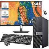 Desktop-PC Intel I7 6700 Leistungsstark | 32 GB RAM | SSD M.2 512 GB + HDD 500 GB | HDMI| Windows 11 Pro -Office 2021 | Kompletter Desktop (Ricon (PC + DELL 27)