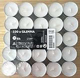 IKEA GLIMMA Teelichter duftneutral; 200 Stück