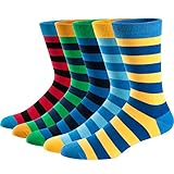 Ueither Lustigen Herren Socken Bunte Gemusterte Baumwolle Socken (Farbe 1,42-48)