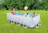 Intex 4m x 2m x 1m Chevron Prism Rectangular Pool Set, Set-up Size: 4.00m x 2.00m x 1.00m (26780GN)