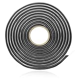 Butylrundschnur Butylband Schwarz 8mm x 4m Butyl Klebeband Butylschnur Butyl Dichtband Selbstklebend für Auto-LKW-Scheinwerfer Fenstertür Windschutzscheibe