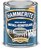 Hammerite Metallschutzlack Hammerschlag silbergrau 750ml