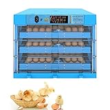 SLGGPJBU Eierbrüter Automatisches Drehen für Schlüpfen Huhn Gans Enten Vögel Geflügel Hatcher Temperatur Luftfeuchtigkeit Kontrolle LED Displays