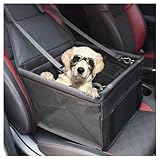WSDUILA Vordersitzbezug für Hunde für Peugeot 208 II/Allure Auto Ecole/Roadtrip/208 GT 2019-2025, Wasserabweisende Sitzbezüge Auto Hund, Sitzbezug Auto Vordersitze,A Black