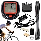 Fahrrad Tacho - Fahrradcomputer Kabellos | Fahrrad Kilometerzähler Tachometer Kabellos Wasserdicht | Fahrradcomputer Mit Tachometer, LCD Geschwindigkeit Fahrradtacho Radcomputer
