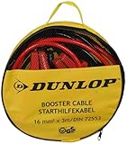 Dunlop 41855 Starthilfekabel in Aufbewahrungstasche, 16 mm2 x 3M/DIN 72553