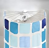 Kleine Wolke 3325100000 Dusche Aufhängevorrichtung Artikel 'Big Spider', 94 x 71 cm, Weiß