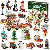 Adventskalender 2024 Kinder, 24 Schachteln Weihnachts Countdown Adventskalender, Weihnachts Bausatz Kinder, 24 Countdown Spielset, Geschenk für 3-12 Jahre Jungen Mädchen