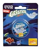 Zoch Geistesblitz Metalldose – Reaktionsspiel für schlaue Köpfe, rasante Denkduelle, mit fünf Symbolen aus Holz, handlich und kompakt, Konzentrationsspiel für Kinder und Erwachsene, ab 8 Jahren