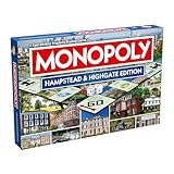 Winning Moves Hampstead & Highgate Monopoly-Brettspiel, regionales Monopoly-Brettspiel
