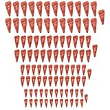 100 Karotten-Nasenknöpfe mit 2 Löchern, Holzknöpfe, verwendet für die Herstellung von Nähkarten, Sammelalben, DIY-Bastelwerkzeugen, kreative Nähknöpfe mit 2 Löchern, Nähen, Weihnachtsdekorationen (4
