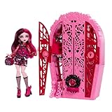 Monster High Skulltimate Secrets Set aus Puppe und Zubehör, Garden Mysteries Draculaura mit zauberhaftem Kleiderschrank und über 19 Teeparty-Überraschungen wie Puppenkleidung, HYT72