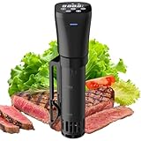 Sous Vide Garer Stick 1000W Präzisionskochtopf Immersion Zirkulator Mit Reservierungsfunktion 360° Wasserzirkulation Sous Vide Stick für die Küche