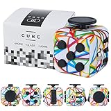 Lubibi Anti-Stress Würfel Spielzeug,Rainbow Anti-Estrees Würfel mit 6 Seiten Funktion,Stresswürfel Spielzeug für Kinder und Erwachsene Stressaubbau bei Nervösität